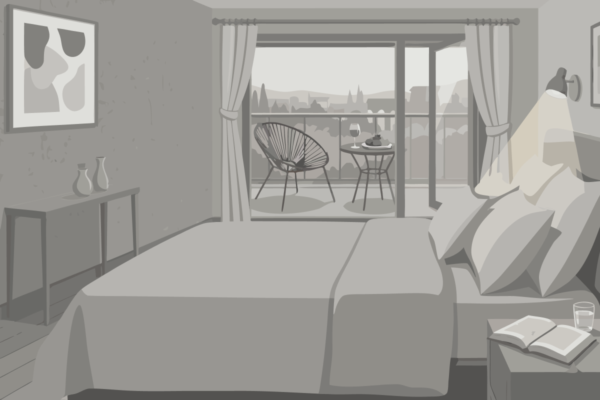 Dreibettzimmer